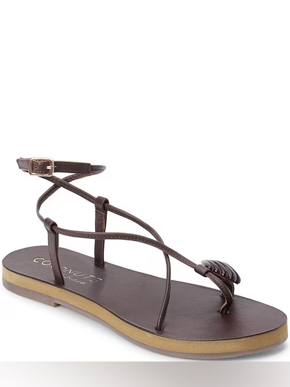 NWOT Matisse Cassian Leather Shell Toe Loop Sandals
